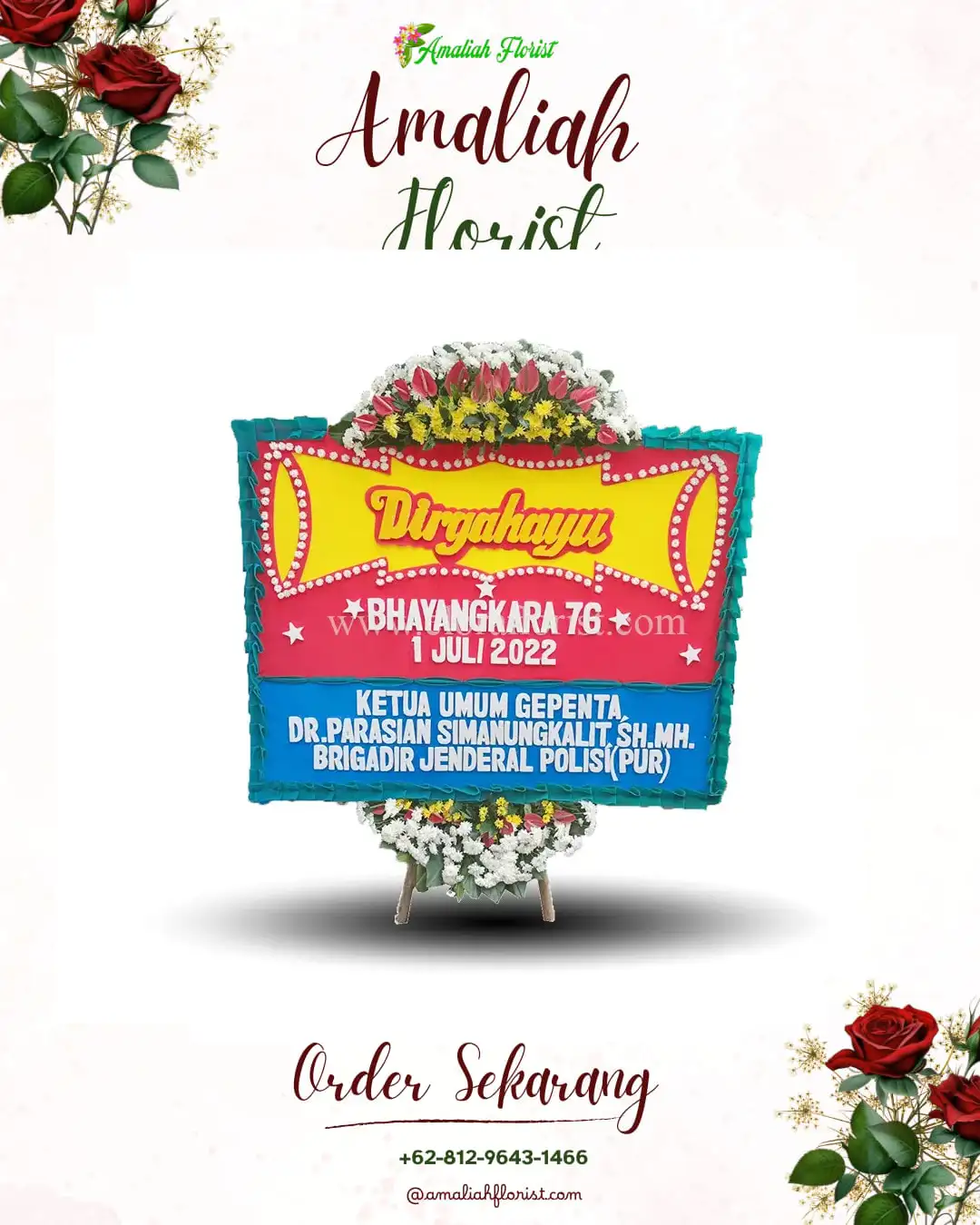 Papan Bunga HUT Ulang Tahun Loa Kulu